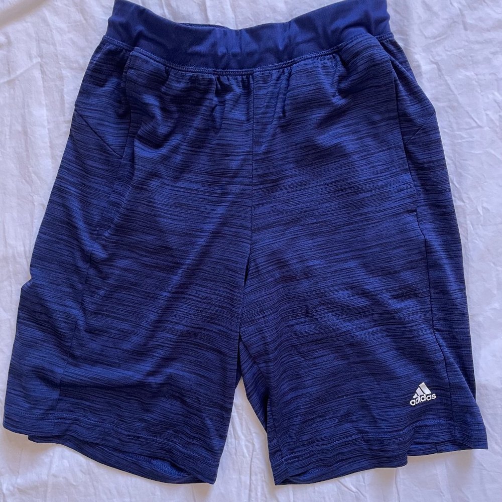 Adidas Climate Blue Heathered Sport Short